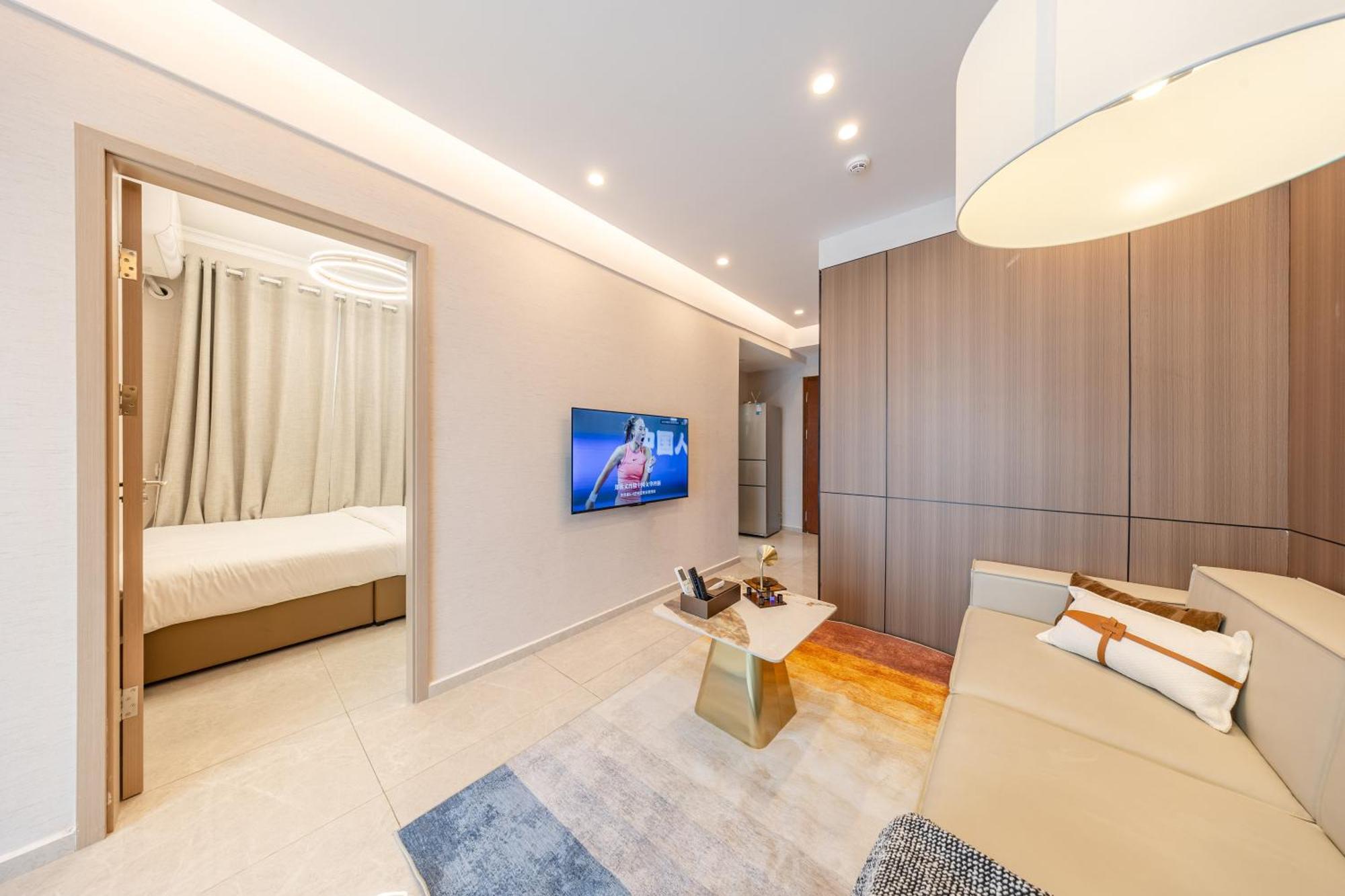 Boruisi Video And Audio Light House - Shenzhen Convention And Exhibition Center Gangxia Metro Station Aparthotel Ngoại thất bức ảnh