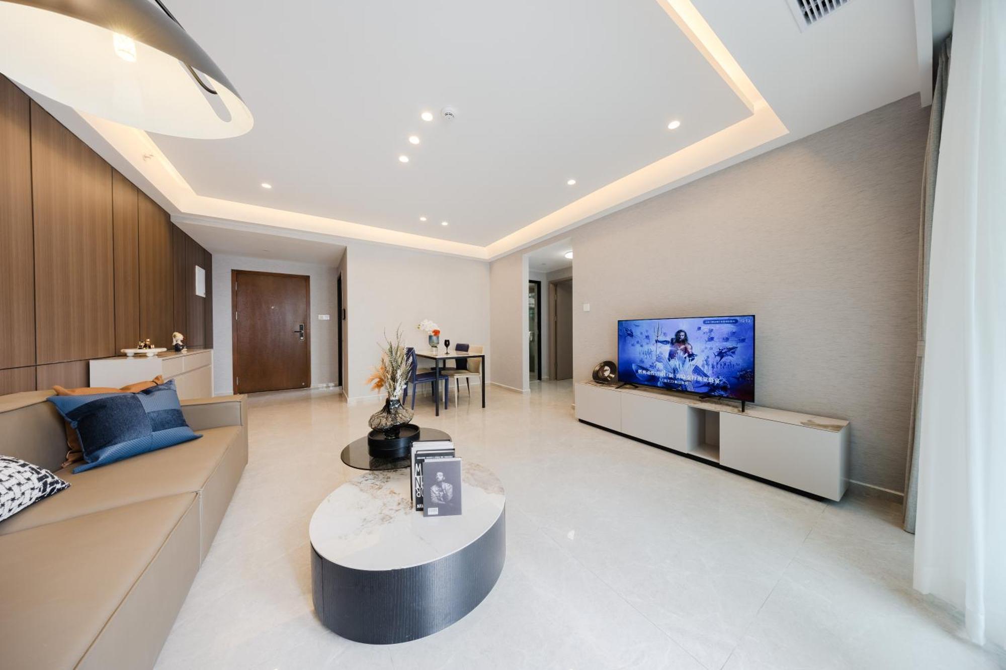 Boruisi Video And Audio Light House - Shenzhen Convention And Exhibition Center Gangxia Metro Station Aparthotel Ngoại thất bức ảnh