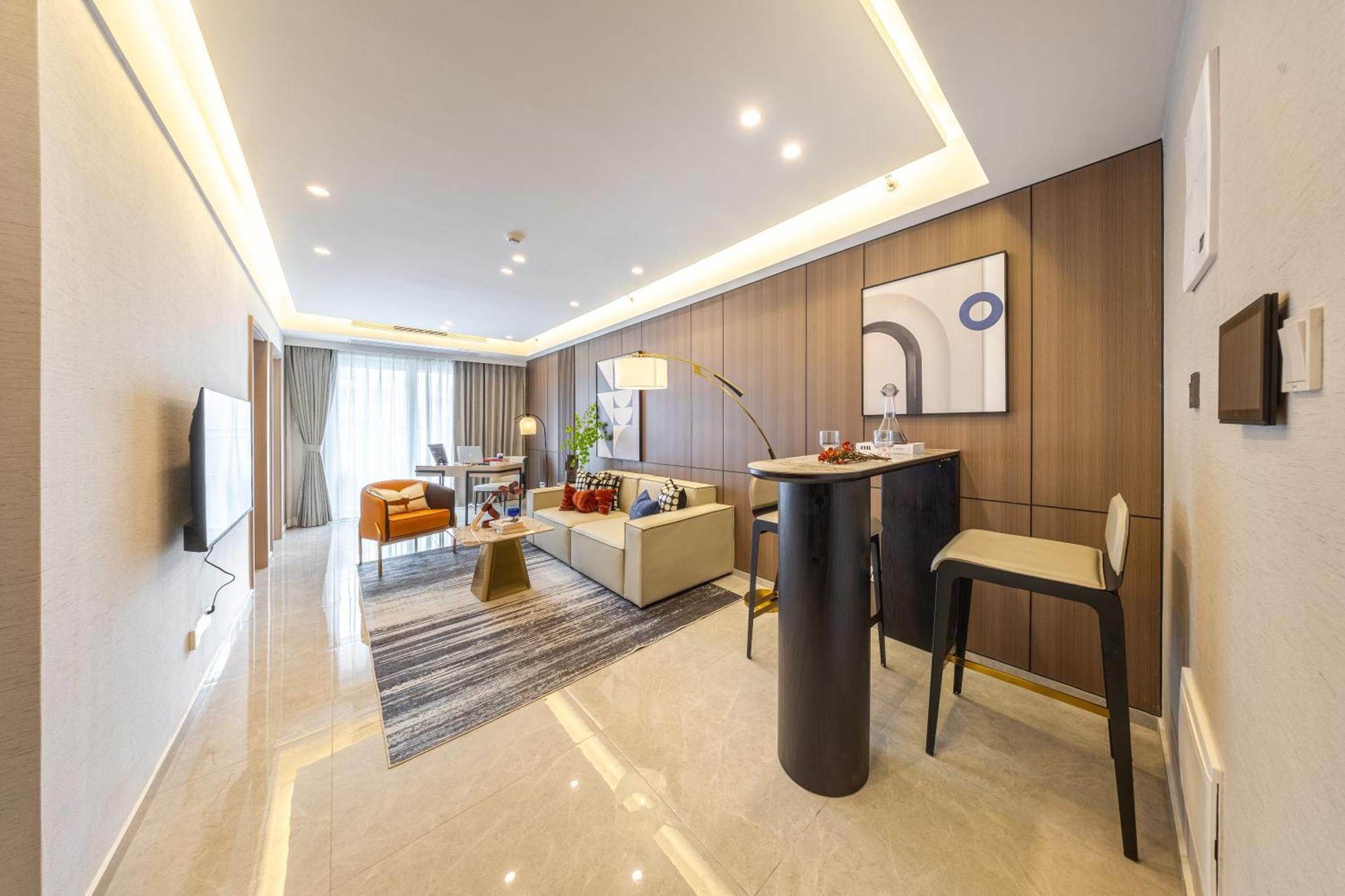 Boruisi Video And Audio Light House - Shenzhen Convention And Exhibition Center Gangxia Metro Station Aparthotel Ngoại thất bức ảnh