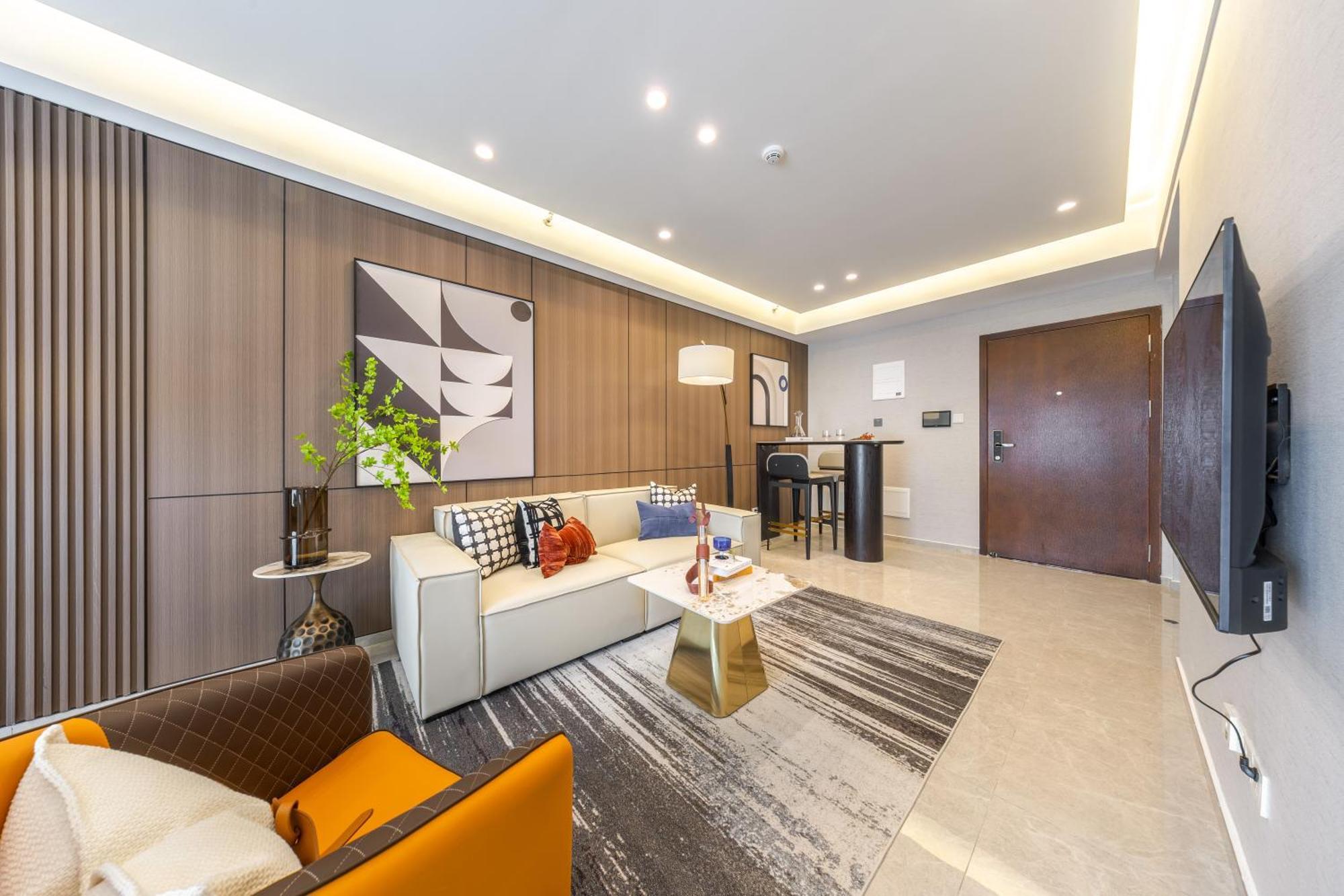 Boruisi Video And Audio Light House - Shenzhen Convention And Exhibition Center Gangxia Metro Station Aparthotel Ngoại thất bức ảnh