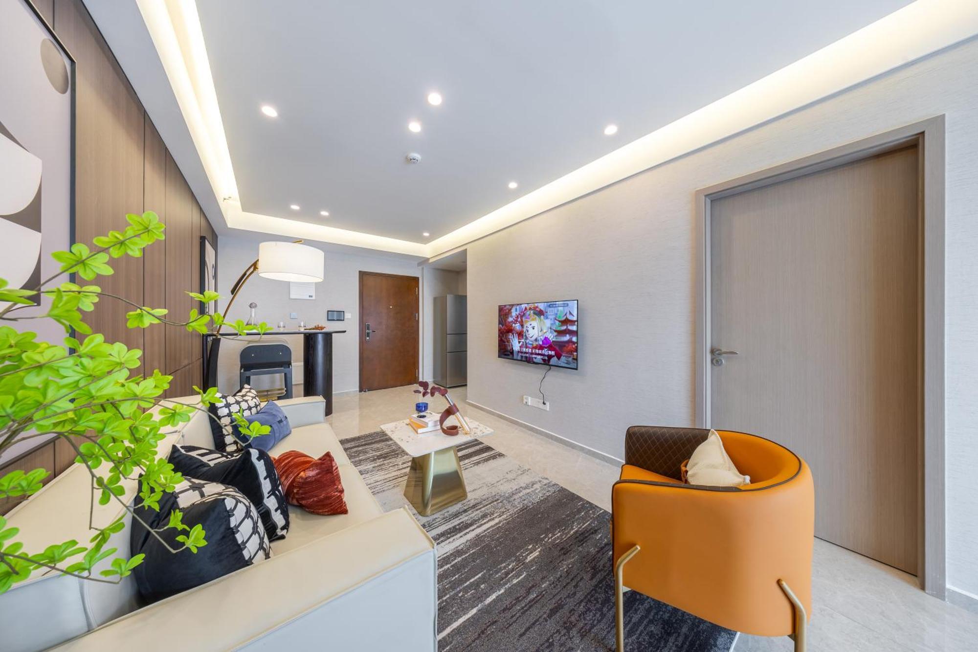 Boruisi Video And Audio Light House - Shenzhen Convention And Exhibition Center Gangxia Metro Station Aparthotel Ngoại thất bức ảnh