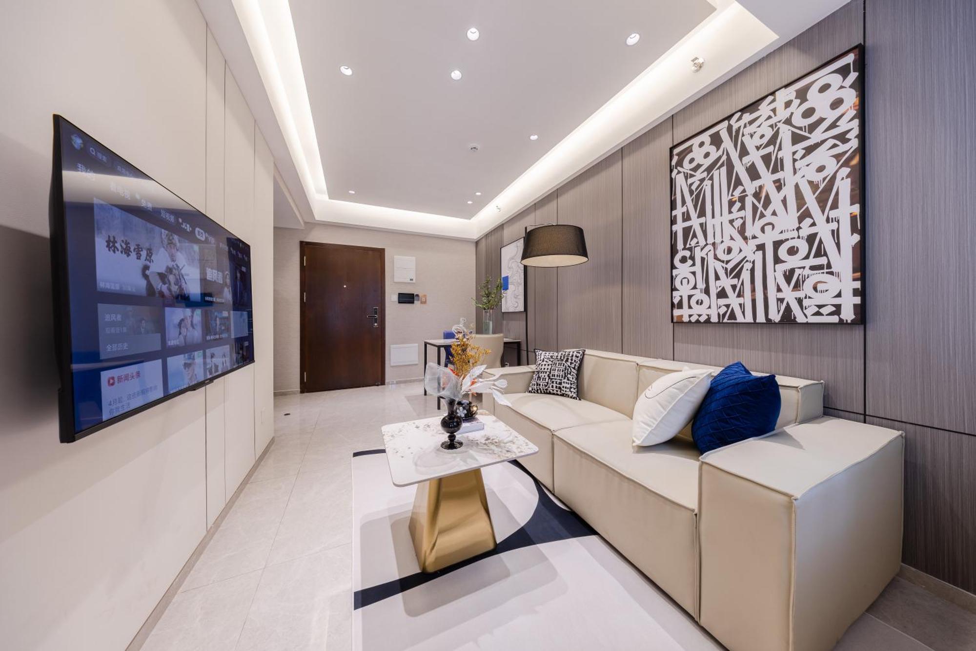 Boruisi Video And Audio Light House - Shenzhen Convention And Exhibition Center Gangxia Metro Station Aparthotel Ngoại thất bức ảnh