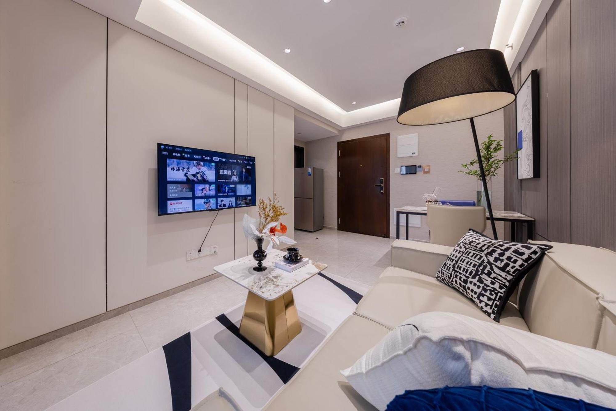 Boruisi Video And Audio Light House - Shenzhen Convention And Exhibition Center Gangxia Metro Station Aparthotel Ngoại thất bức ảnh
