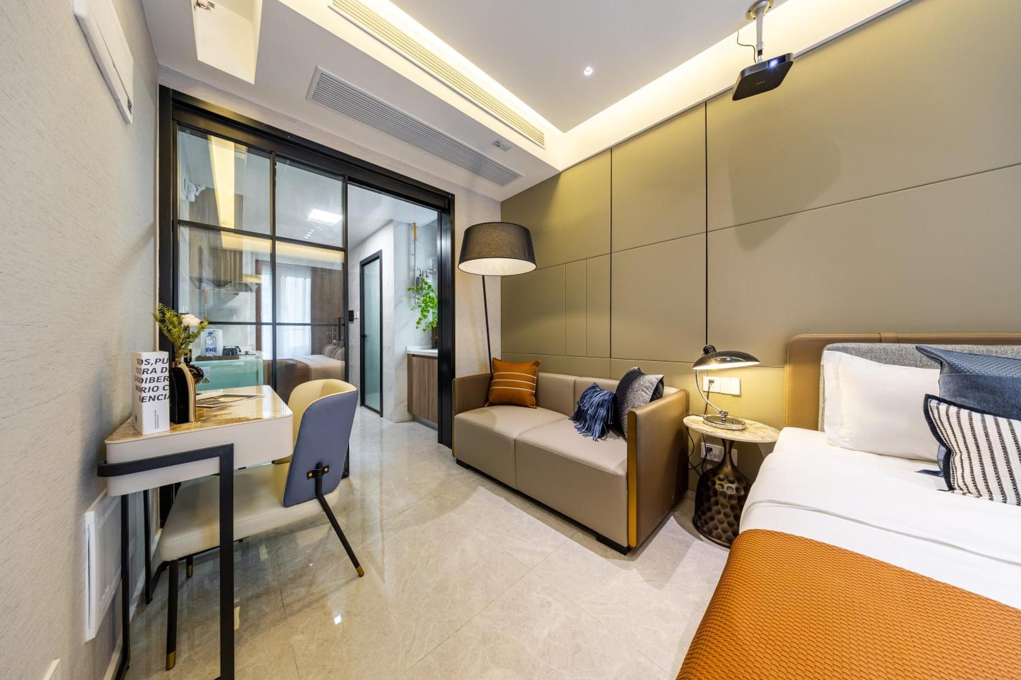 Boruisi Video And Audio Light House - Shenzhen Convention And Exhibition Center Gangxia Metro Station Aparthotel Ngoại thất bức ảnh