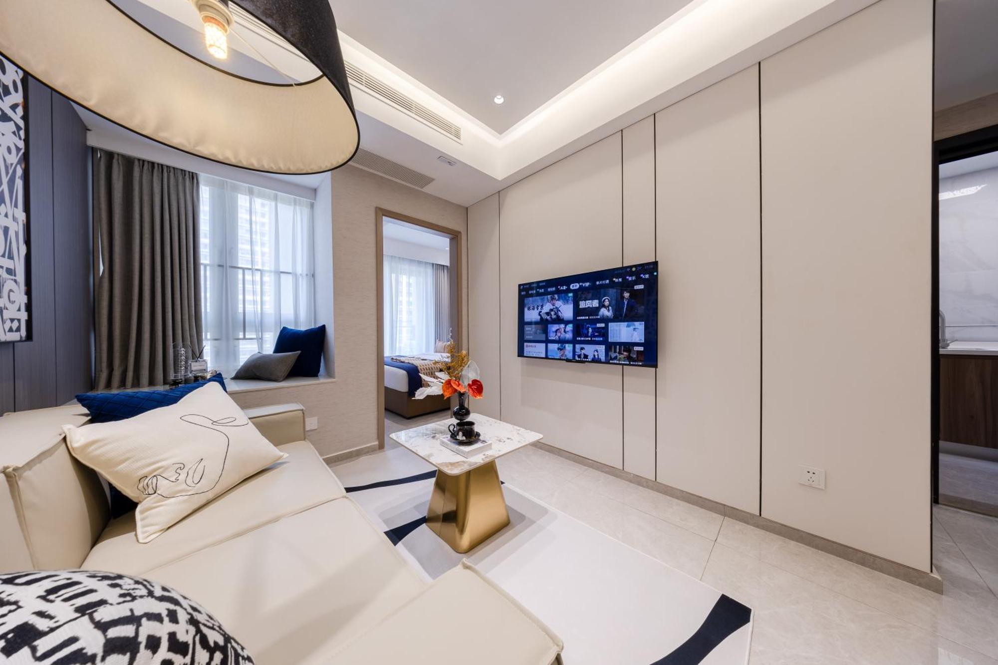 Boruisi Video And Audio Light House - Shenzhen Convention And Exhibition Center Gangxia Metro Station Aparthotel Ngoại thất bức ảnh