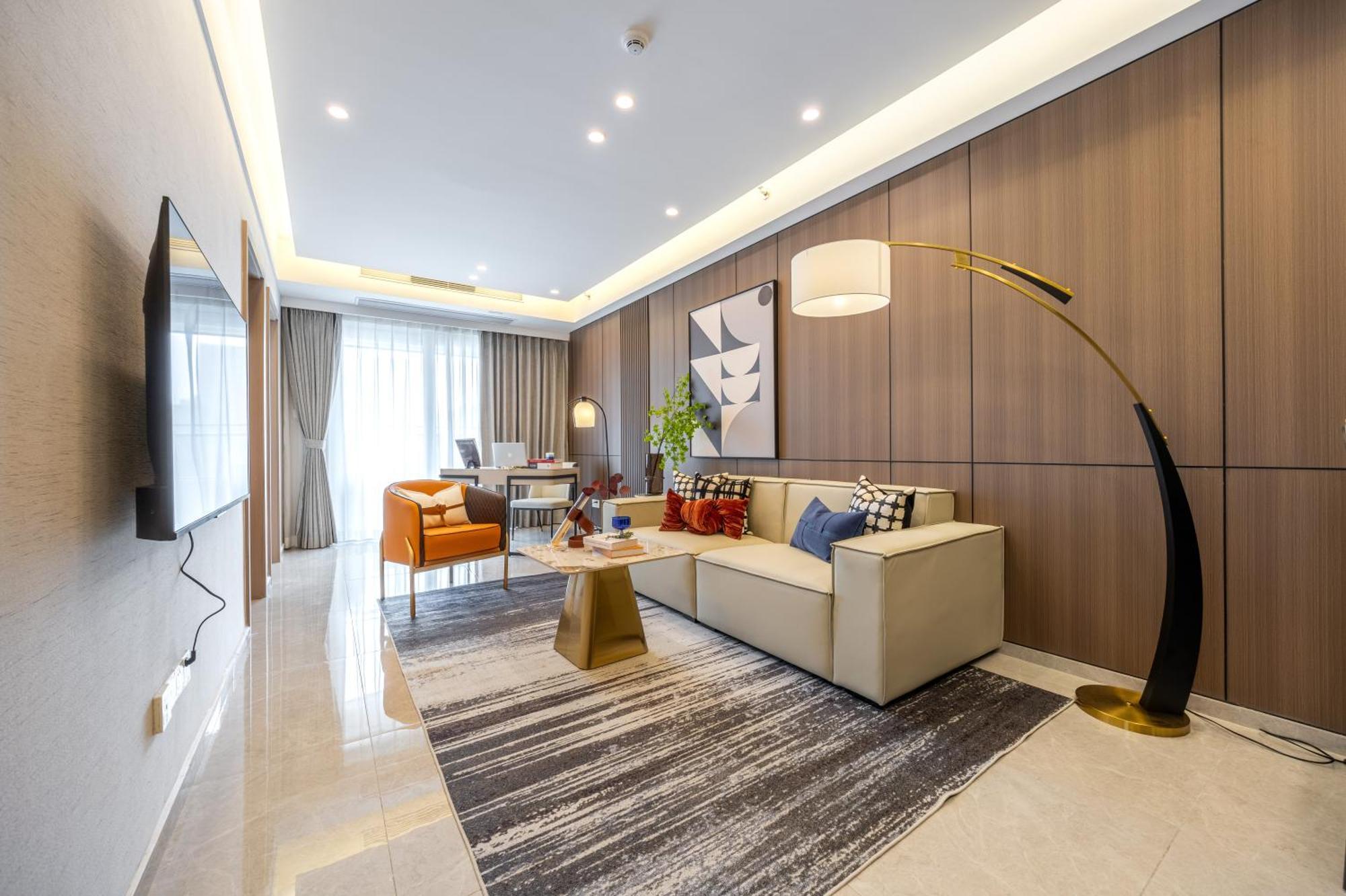 Boruisi Video And Audio Light House - Shenzhen Convention And Exhibition Center Gangxia Metro Station Aparthotel Ngoại thất bức ảnh